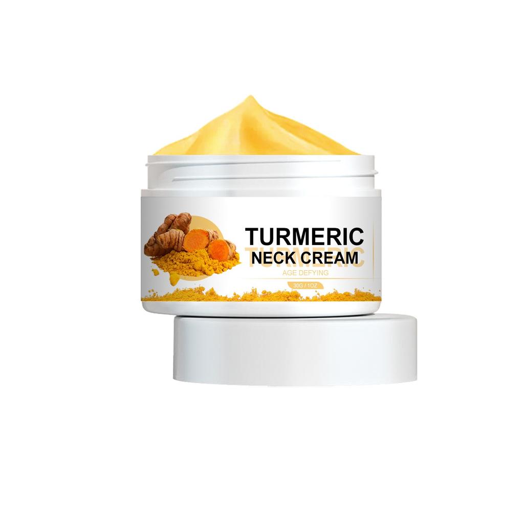 TurmericNeck Firming Cream Facial Moisturizer With Retinol Collagen Hyaluronic Double Chin Reducer Hydrating Face Cream