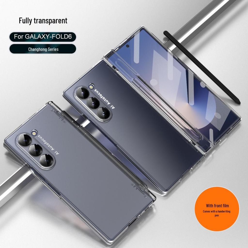 Samsung Z Fold6 Phone Case with Pen Slot & Macaron Hinge Protection