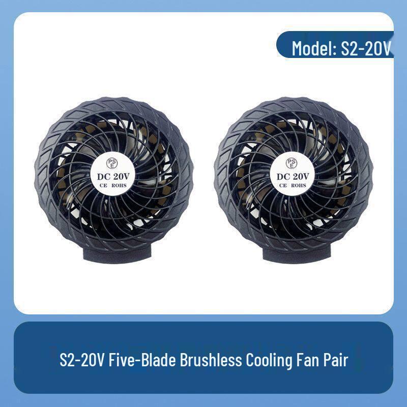 

20V Cooling Fan Air Conditioner Clothing with Power Bank - Dedicated Semiconductor Cooling Accessories for 2026 One Size