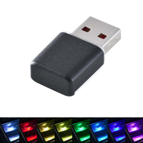 SEIWA Car Interior Supplies LED Illumination Reversible USB Touch Illumination 8 Color Switching Function IMP161 with Dimming Function Uses RGB High B