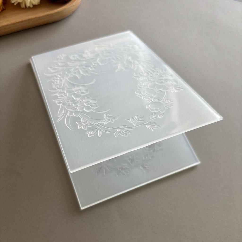 3D Embossed Butterfly Texture Mold for DIY Journal Crafting