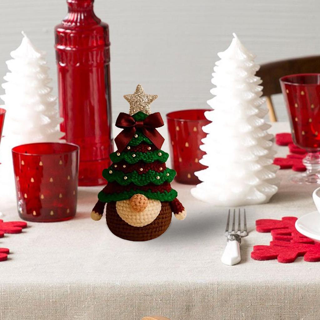 Crochet Kits For Adults Crochet Christmas Tree Gnome Craft Kit For Beginners Easy Learn Supplies For Crafting At Home Holiday