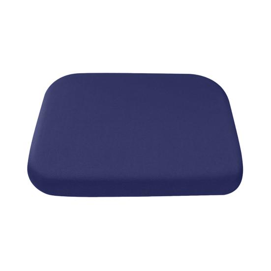 Cojín de espuma viscoelástica para asiento con lazos, rebote lento, antideslizante, para las cuatro estaciones, funda elástica, para silla de oficina, hogar, coche, cuadrado