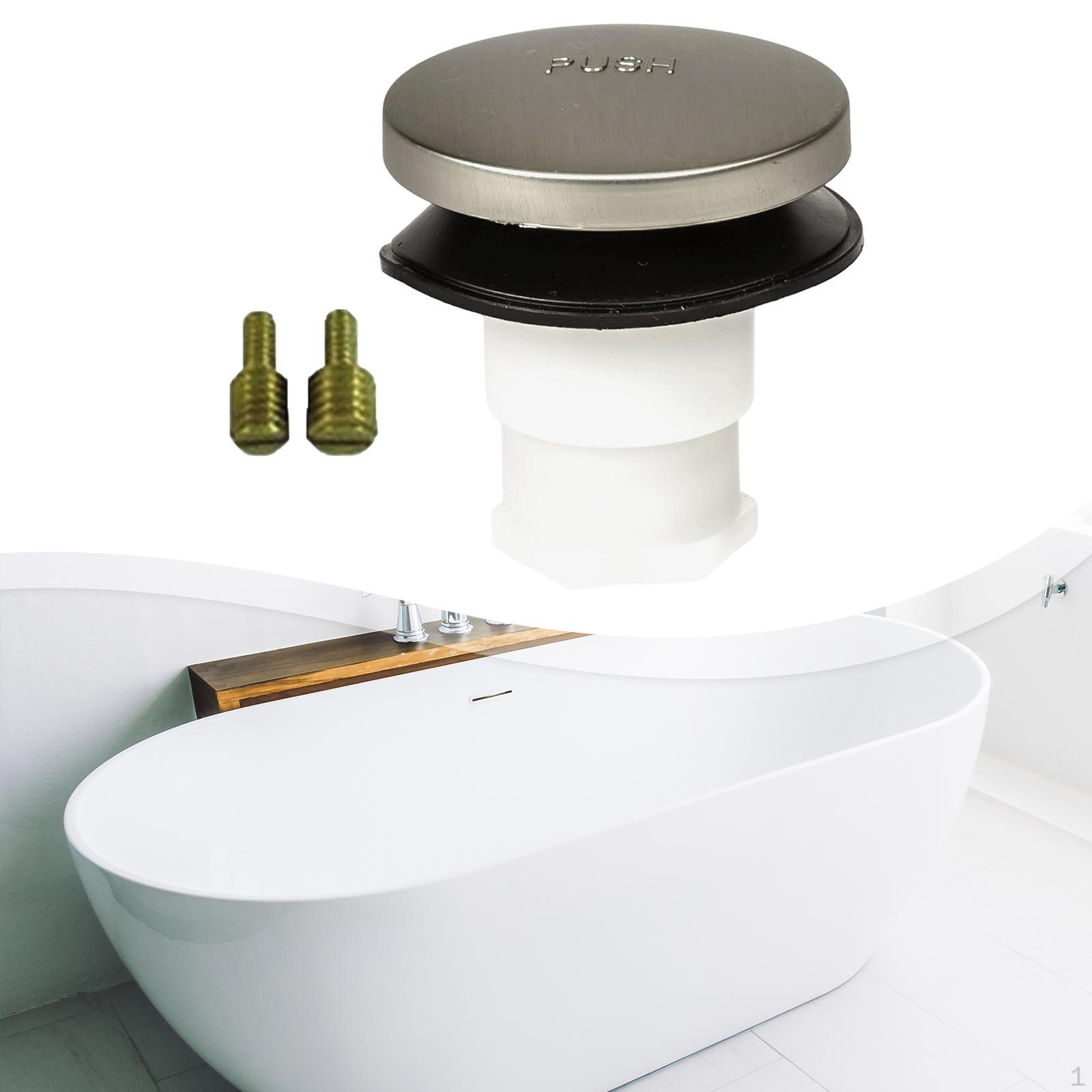 

Bathtub Drain Stopper 3/8 5/16 Fitting, Multifunctional Shower Plug, Sewer Hair Brushed