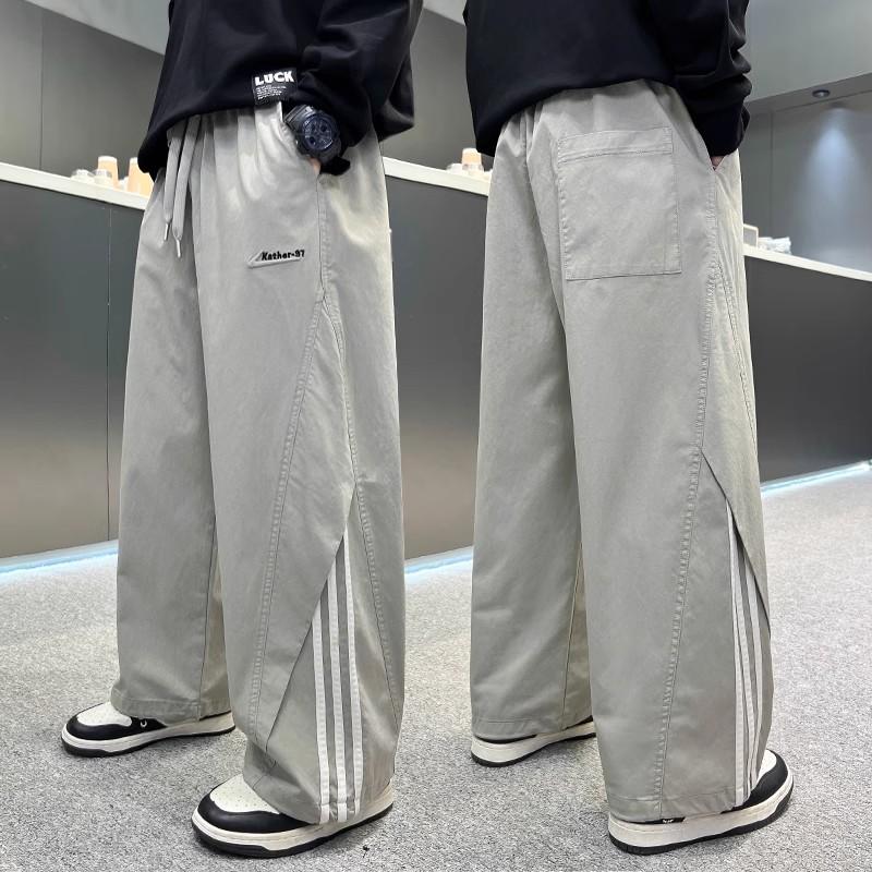 

Брюки для мальчиков Лето 2025 Новые Модные Крутые Красивые Детская Летняя Одежда Летние Повседневные Спортивные Брюки Карго для Мальчиков 160