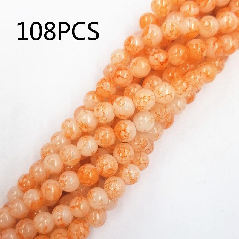 

8 мм Горячая Распродажа Ручной Работы 70 ШТ./108 ШТ./Лот Браслет Ожерелье Изготовление Ювелирных Изделий Аксессуары Ремесло DIY Стеклянные Бусины Свободные Бусины Аксессуары