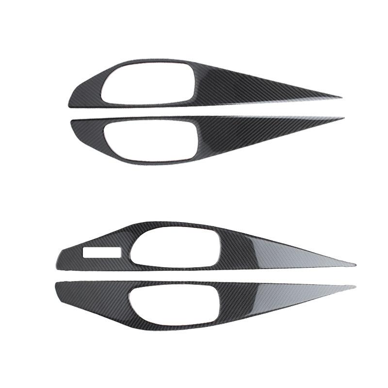 Suitable for Infiniti Q50Q60 Carbon Fiber Inner Door Handle Decorative Stickers Car Modification Accessories