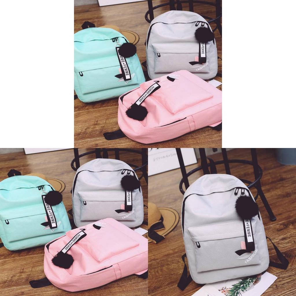 Street Style Canvas Backpack With Waterproof Material For Daily Use And Travel
