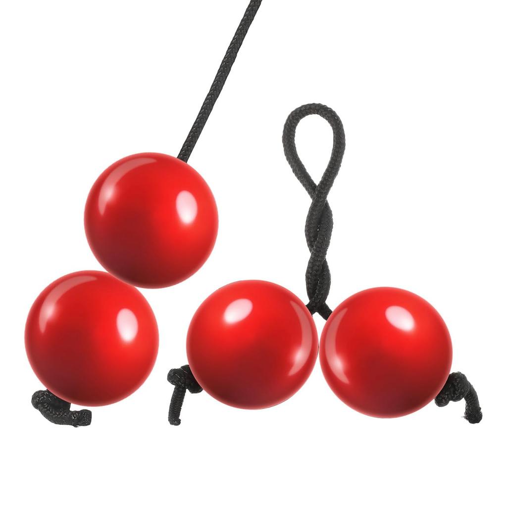 Alasum Patica Musical Instrument Asarato Percussion Set Performance Shaker Percussion Folk Instrument Rhythm Ball 2-Piece