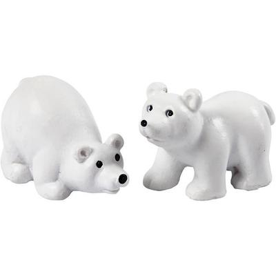 Decorative Object - Creativ Company 69837 - Polar Bear - Resin - 30 Mm X 45 Mm