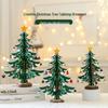 Mini Wooden Christmas Tree Decoration