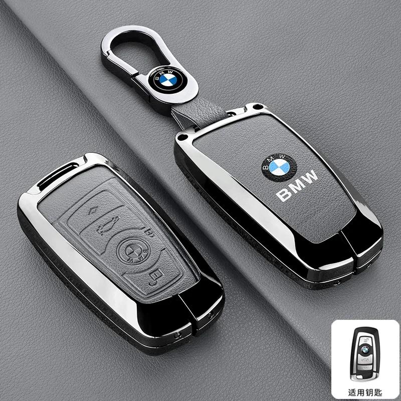 2025 Leather For BMW 1 3 5 7 Series X1 X3 X4 X5 F10 F15 F16 F20 F30 F18 F25 M3 M4 E34 Car Smart Remote Key Case Cover Protec