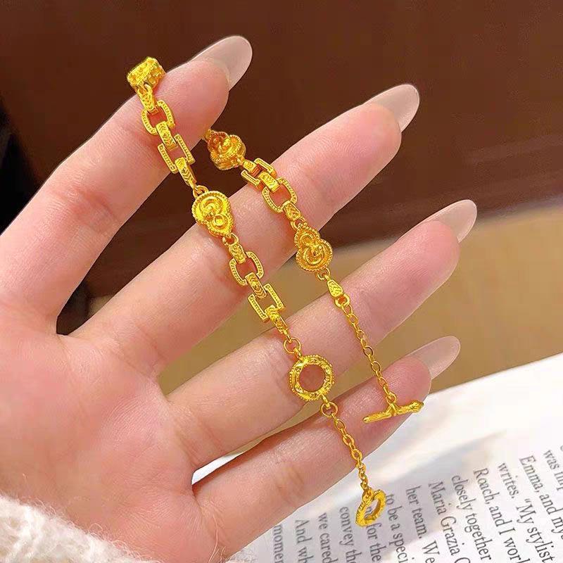 Shajin Jewelry Chinese Style Gold-Plated Snake Bracelet for Women - Durable, Non-Fading and Elegant.