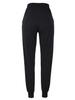 Women's Splicing Casual Tie Foot Elastic Waist String Side Pocket Pencil Pants