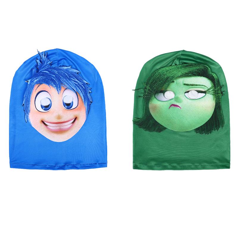 Anime MovieInside Out Joy Disgust Anger Sadness Cosplay Costume Headgear Halloween PartyGame Mask
