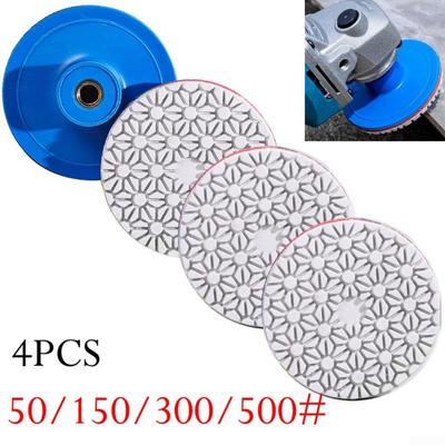 4pcs Integrated 80mm Grinding Disc for Angle Grinder with M10 Thread Hole, Designed for Heavy Duty Tile Polishing and Grinding