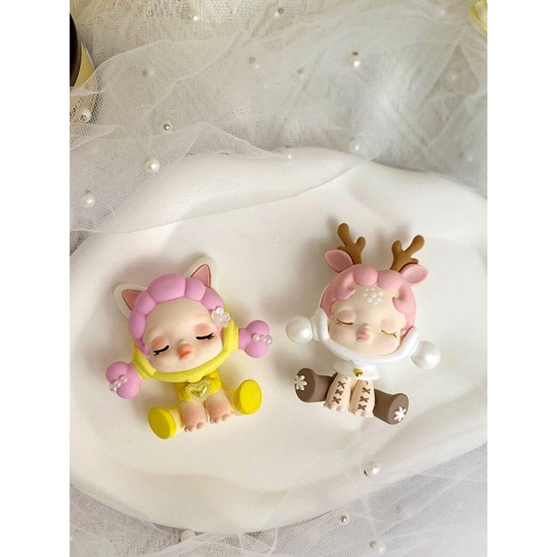 Cute Cartoon Doll Car Aromatherapy Air Conditioning Air Outlet Ornament Car Fragrance Fragrance Fragrant Stone Gift for Women