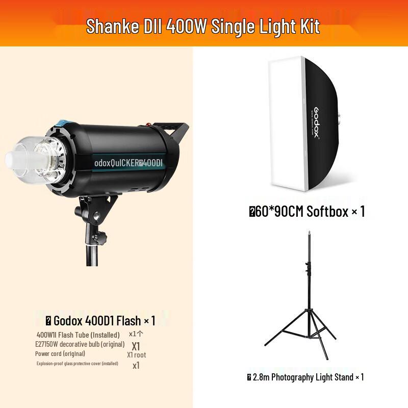 Godox DII 400W Studio Flash Kit