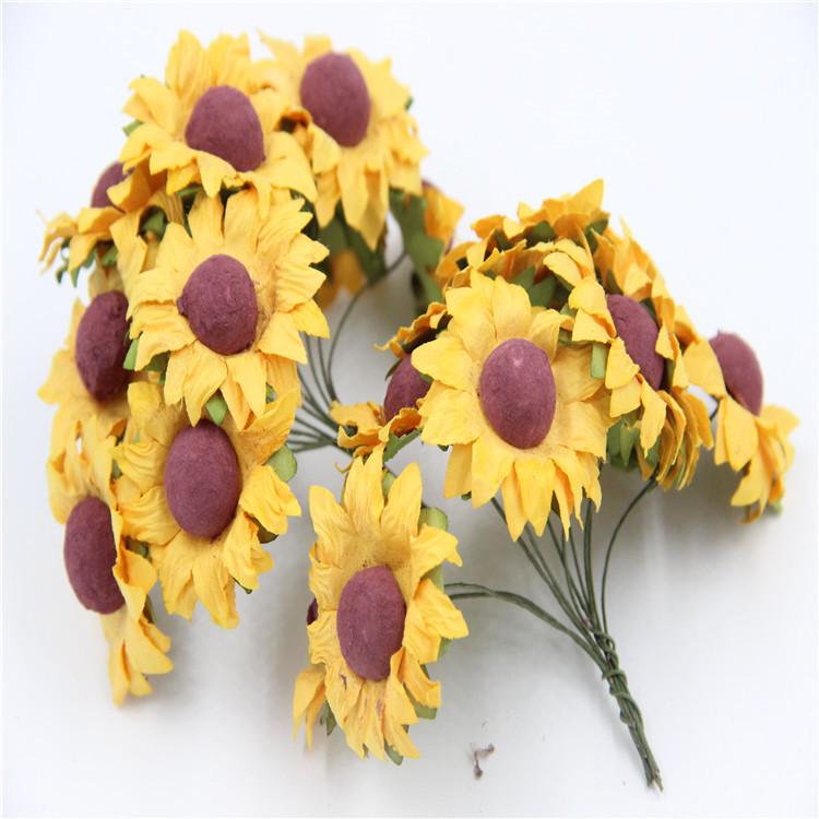 DIY Wreath Kit: Calla Lily, Sunflower, Cute Artificial Flowers, Envelope Packaging, Wedding Candy Box, Matching Decoration.