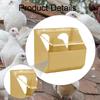Hanging Box Pigeon Feeder Heavy Duty Two Hole Dove Bird Feeding Case Food for Canaries,