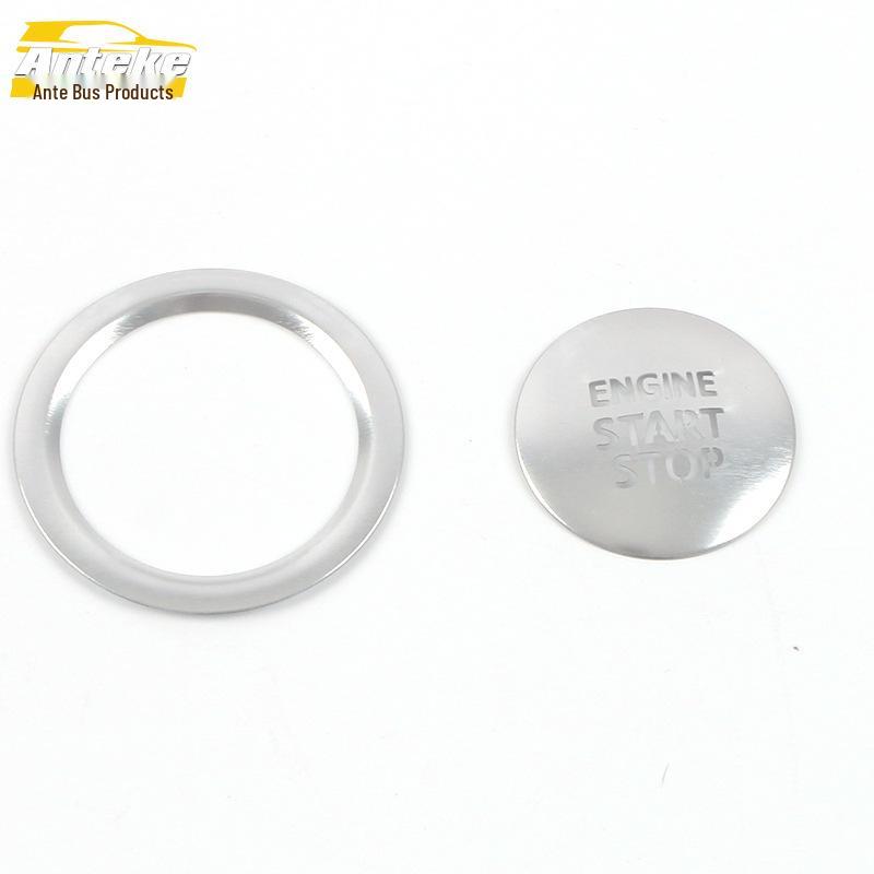 Camry 2021 Key Start Button Sticker & Aluminum Alloy Lighter Button Accessory