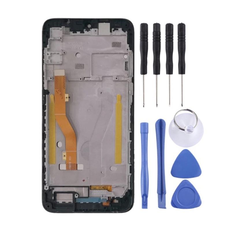 

Crack Resistant LCD Display with Touch Panel & Metal Frame Touch Screens Replacement Compatible for OT5030D 5030F Devices 1