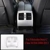 ABS Silver For Mercedes Benz C Class W204 C180 C200 2007-2013 Car Interior Decoration Trim Stickers  Car Accessories