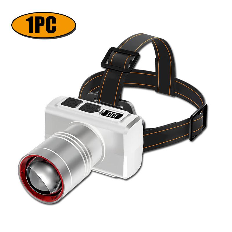 

Суперяркий светодиодный налобный фонарь Перезаряжаемый Налобный фонарь Датчик движения Передний светодиодный налобный фонарик Водонепроницаемый Для кемпинга на открытом воздухе Мигающий