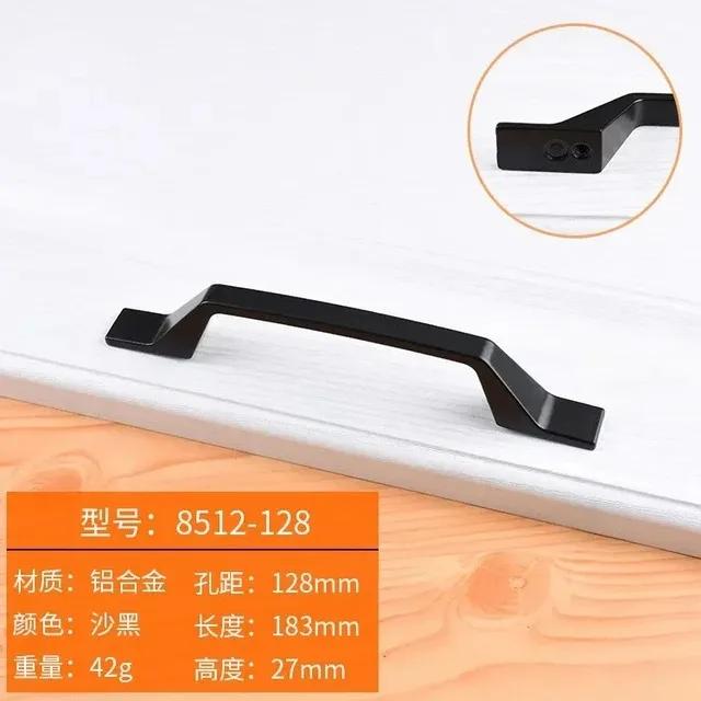 Schwarze Griffe Möbel Schrankknöpfe Muebles Griffe Küchenschubladenknöpfe Schrankgriffe Schrankknöpfe