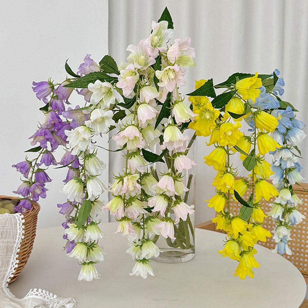

Floral Arrangement Orchid Artificial Flower Multicolor Faux Flower NEW Lifelike Flowers Gift синій