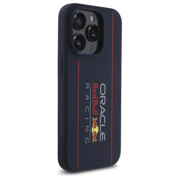 Red Bull Rbhmp15L24Siolrv Iphone 15 Pro  6.1 Hardcase Granatowy/Navy Silicone Vertical Logo Magsafe