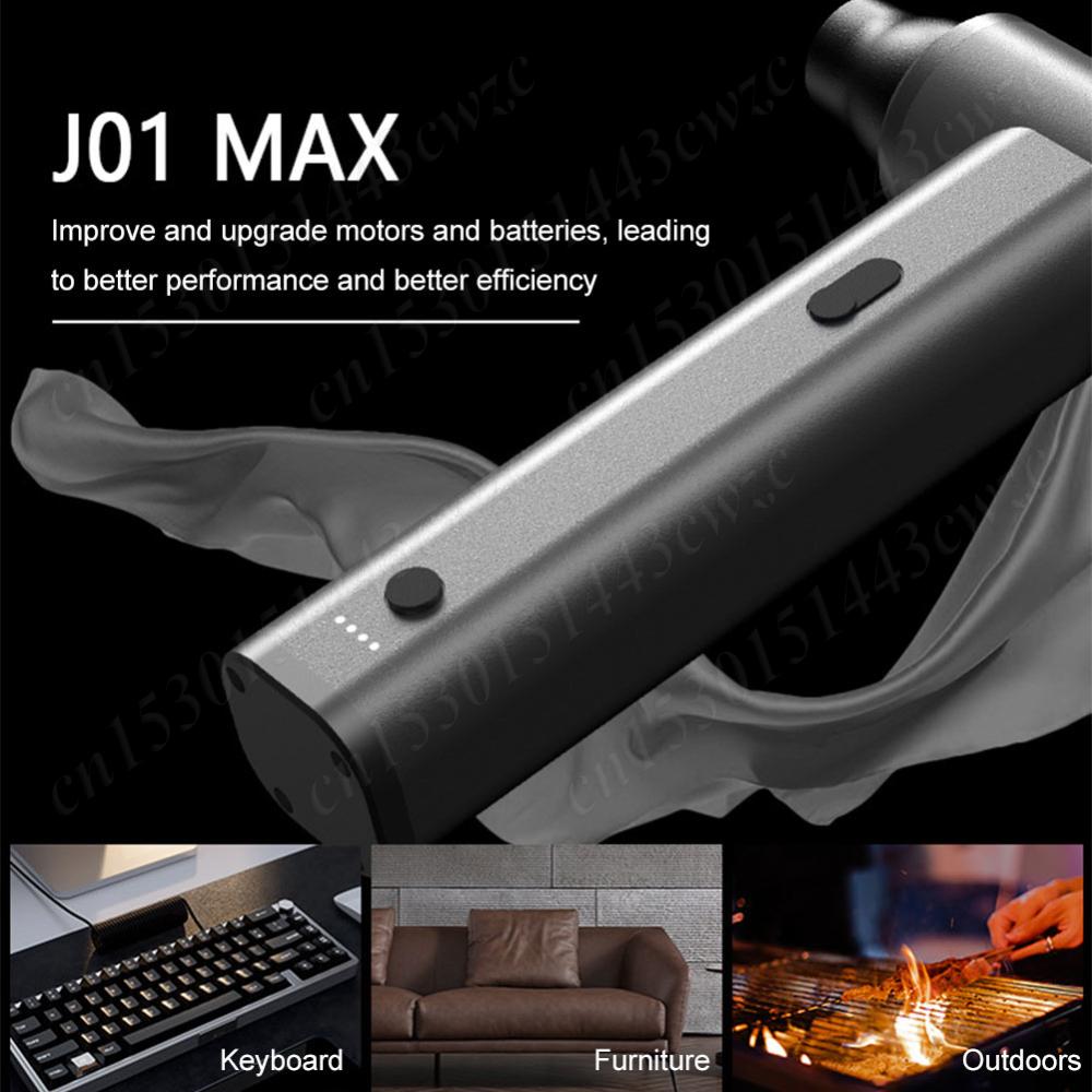 Electric Duster 120000PRM 2 In 1 Compressed Air Duster USB Rechargeable Cordless Air Blower Vacuum Cleaner for Keyboard Computer