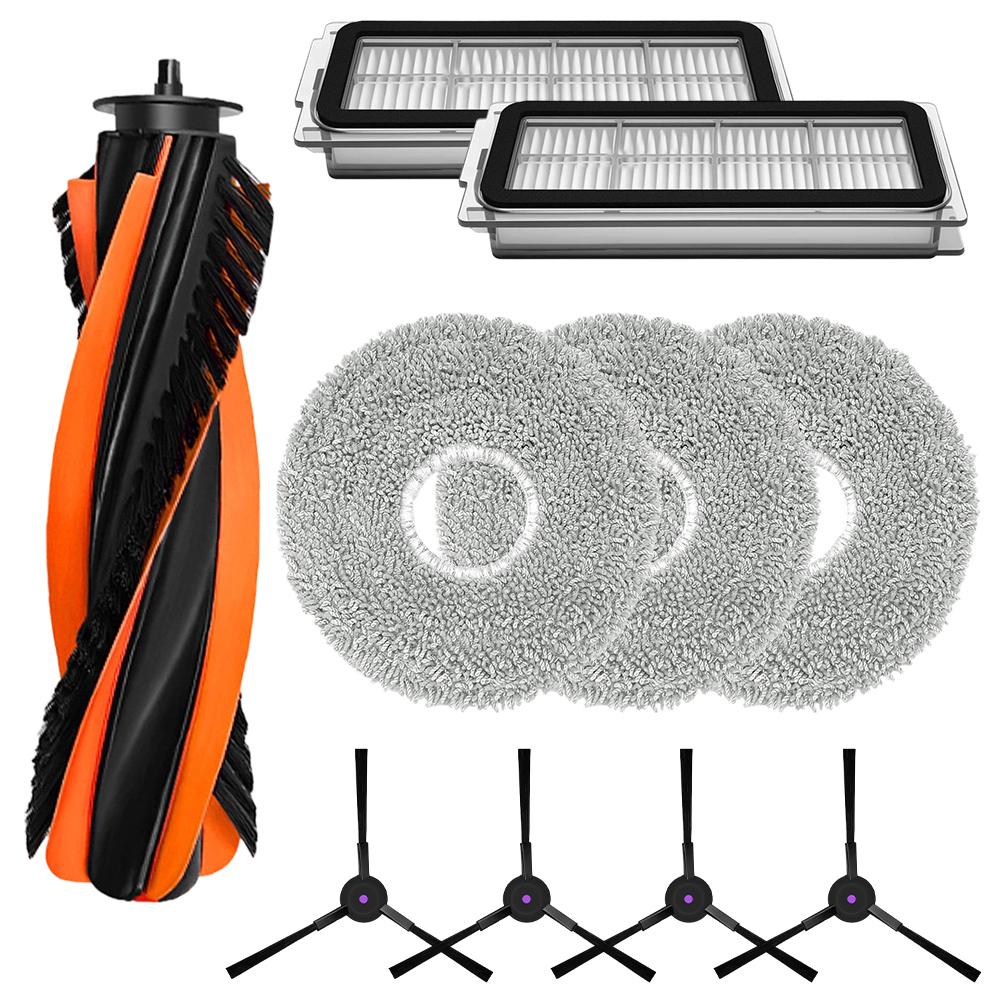 Replacement Main Brush Side Brush Filter Mop Cloth Set For Cecotec For Conga X70 Robot Vacuum Cleaner Home Cleaning Tools