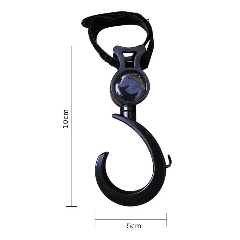 2PCS Baby Bag Stroller Hooks Infant Organizer Bag Hanger Stroller Accessories Large Hook Shopping Prop Multifunction Pram Hook