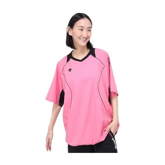DESCENTE Piste Color Volleyball Wear Short Sleeve Shirt Layering DX-B2410XB EGRN