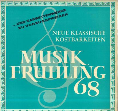 LP Record HERBERT VON KARAJAN KARL BOEHM CA  Opern Ouverturen  Cosi Fan Tutte  TST75790PROMO DECCA RCA 1968 Germany Classical Used
