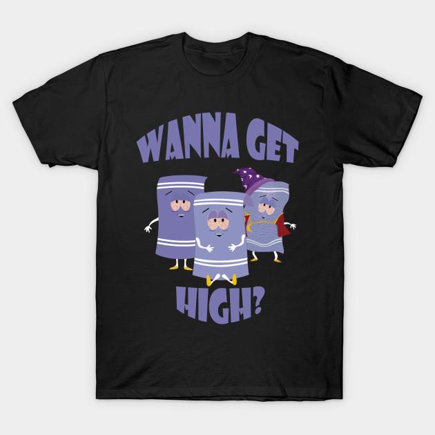 

Чоловіча чорна футболка з принтом Towelie | Хочу залетіти | South Park Друкована бавовняна футболка на папері для термопереносу без вирізання 2XL чорний