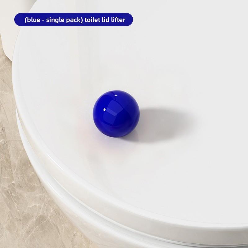 Small Ball Smiling Face Round Ball Household Toilet Seat Lid Opener, Anti-dirt Lid Opener, Toilet Seat Lift