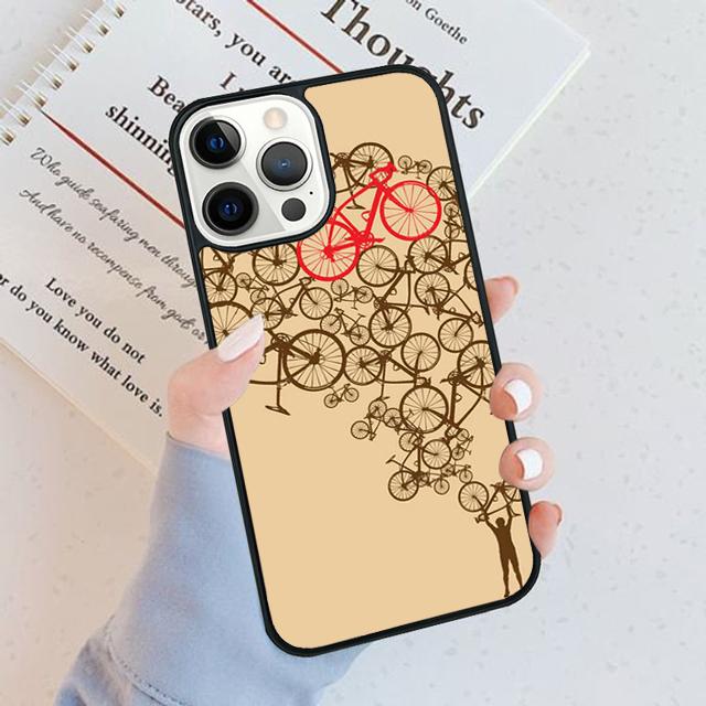 Bicycle Racing Bike Phone Case For For iPhone 17 Air 16 15 11 12 13 14 Pro Max Plus coque