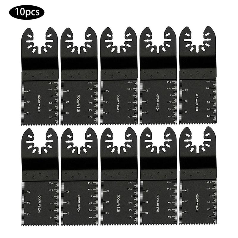 10Pcs Multifunction Oscillating Saw Blade Blade Set Universal Cutter Renovator Power Tool Accessories