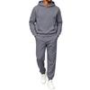 Ensemble Sweat à capuche Sweatshirt Homme Couleur Tenue Décontractée Deux Pièces pour Printemps et Automne