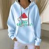 Women's Fashion Casual Christmas Angel Print Pullover Long-Sleeve Sweatshirt