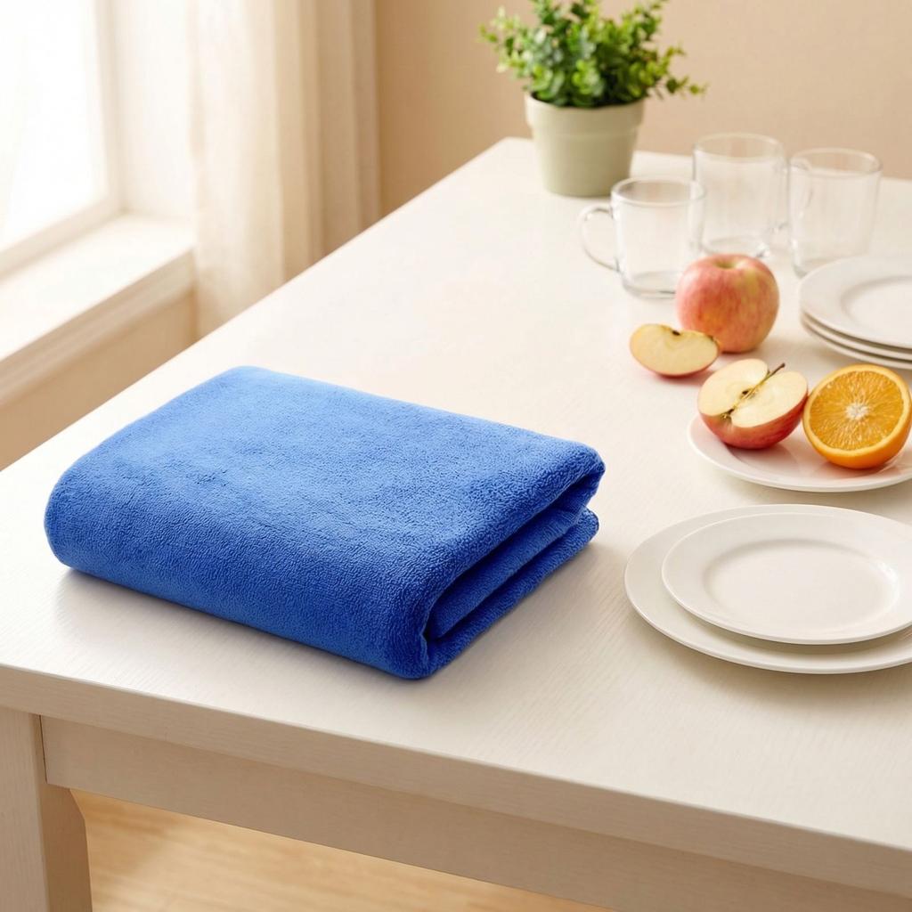 Microfiber Absorbent Cleaning Cloth 420gsm 30x30cm Soft Washable Reusable Multipurpose Towel for Home Kitchen Office Car