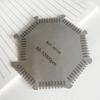Stainless Steel Wet Film Comb Wet Film Comb Gauge Thickness Gauge Octagonal Wet Film Comb 50-10000um Professional