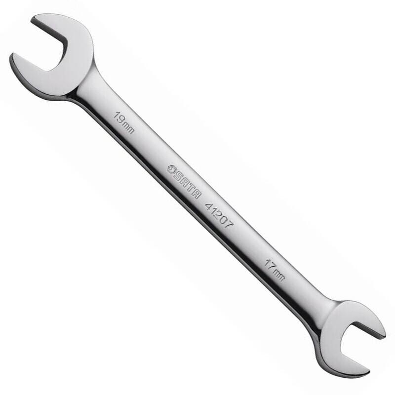 SATA Fully Polished Double Open End Wrench