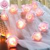 3M LED Rose String Lights Romantic Decor for Wedding Valentine Bedroom Garden Christmas Party Night Light
