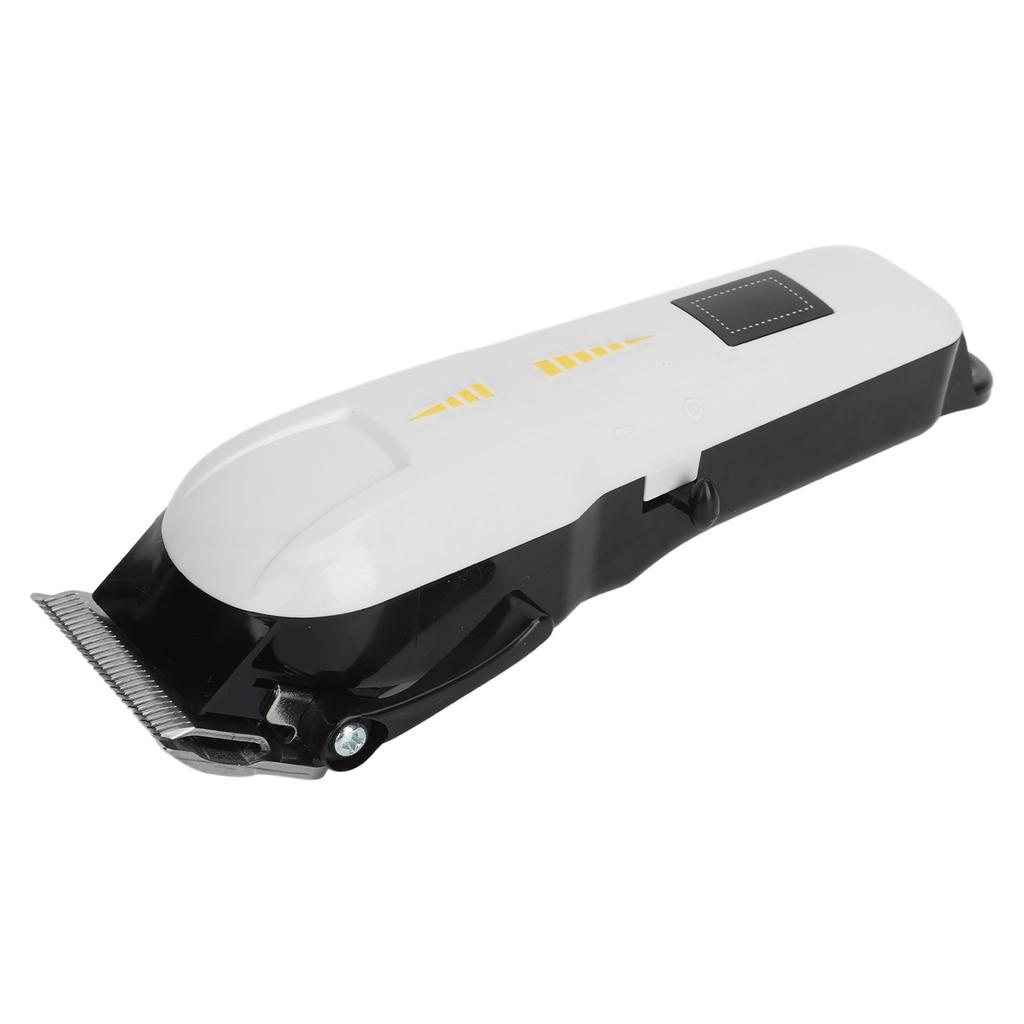 Electric Hair Clipper USB Rechargeable Curved Hair Grooming Trimmer with 4 Guide Combs