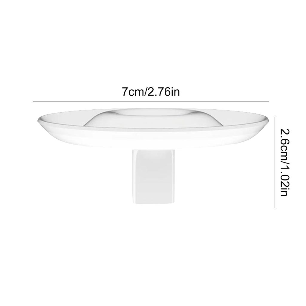 10Pcs Floating Flower Holder Floating Flower Display Stand Clear Flower Bowl Stem Holder for Fish Tanks Table Decor