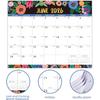 Magnetic Calendar for Fridge - Magnetic Calendar 2026, Jan.2026 - Dec.2026, 8" × 10", 2026 Calendar, Tear-off Pad, Blocks with Julian Dates - Floral