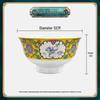 Shuogang Tiangong Imperial Yellow Enamel Ceramic High-Foot Bowls